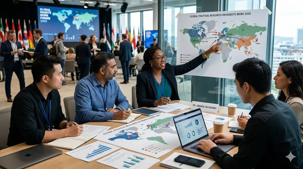 Global Political Research on Remote Work