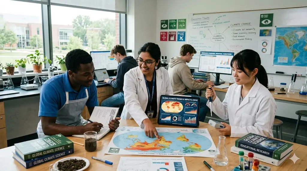 Global Research on Climate Change in Modern Education Systems